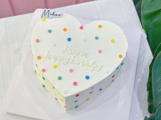 女士款 简约彩色圆点 心形 爱心 商品图1