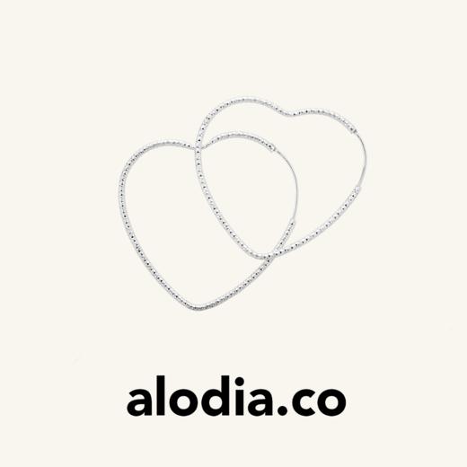 【沈梦辰同款】alodia.co 品牌直发 耳畔微光耳环 S925银车花精致百搭修饰脸型素圈耳饰 商品图0