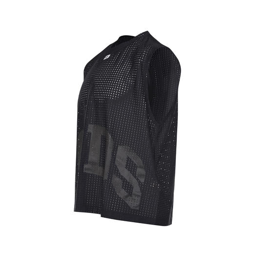 GCDS 男士字母徽标印花涤纶混纺背心 黑色 B1CM2806JI3 99 商品图1