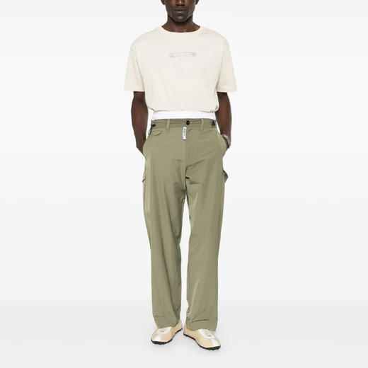 GCDS 男士字母亮片徽标棉质圆领短袖T恤 杏色 B1CU2322JE9 15 商品图3