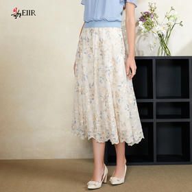 司歌刺绣绣花半裙伞裙优雅C911134X