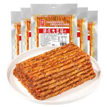 源氏大豆筋200g*5袋（1000g）追剧怀旧休闲解馋小零食 豆制品网红辣条 商品图1