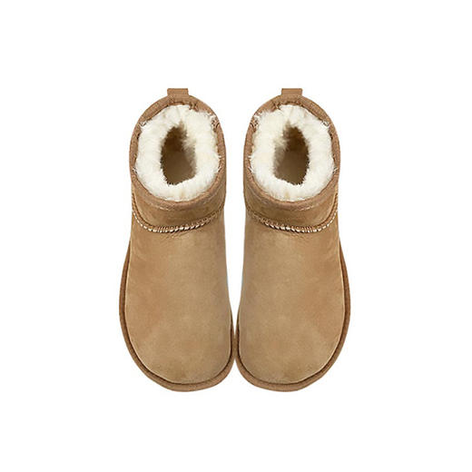 westory2024年春季新款皮毛一体毛毛内里超保暖雪地靴短靴S24DS83931 商品图1