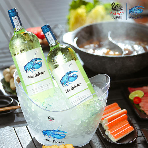 天鹅庄澳大利亚进口 蓝龙虾max霞多丽半干白葡萄酒1.5L大支装 商品图0