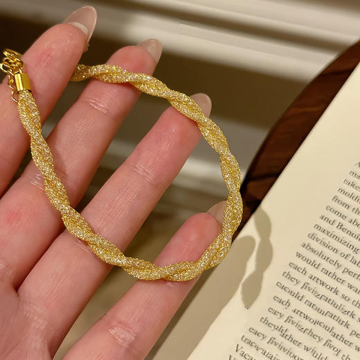 意大利钱袋子手链真的美晕我了……一整条闪闪发光❗️ 装满钻石💎的意大利钱袋子太适合富婆们啦～ 商品图9