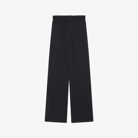 GCDS 女士字母徽标棉质休闲运动裤 黑色 B1CW3003JG5 99