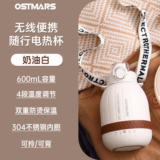 【电热水杯】便携式烧水杯 烧水壶旅行用户外小型电煮杯 304不锈钢内胆 商品图6