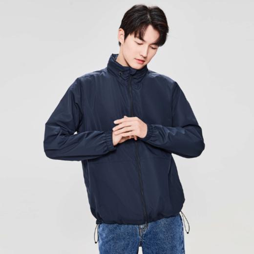 佐丹奴男装BM纯色梭织可藏帽网里风衣外套13074827 商品图8