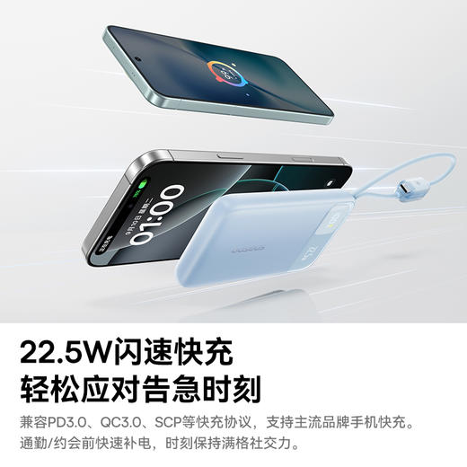 【国家3C认证】倍思 EnerFill FC11 数显快充移动电源 双线版 蜡笔小新联名版 商品图7