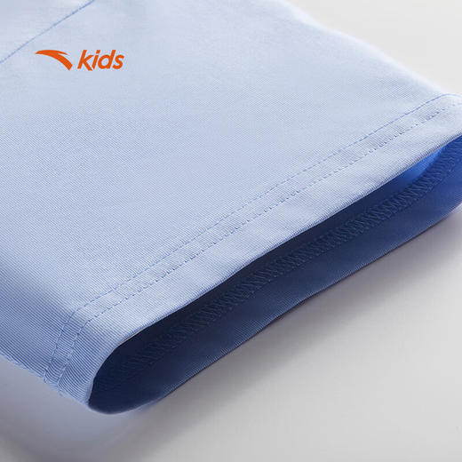 安踏儿童短袖T恤男大童篮球系列运动透气针织短袖衫352531102 商品图3