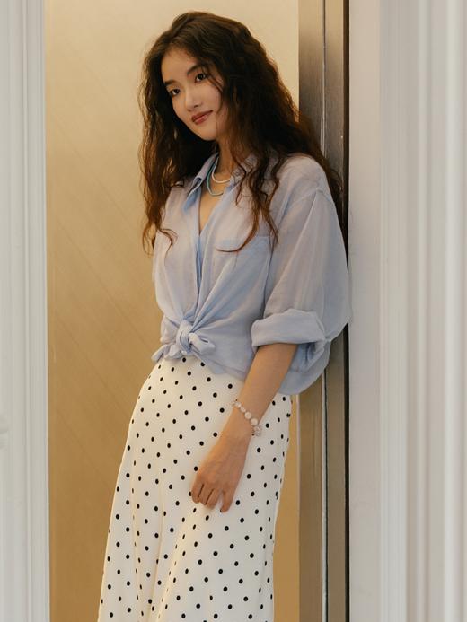 经典男友风衬衫 鲜果冰沙版 oversize天丝苎麻衬衫FCF2SHT039 商品图11