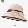 渔夫帽韩国拼色蝴蝶结透气防晒帽，减龄百搭户外大沿遮阳帽A14-1-3-M3427 商品缩略图6