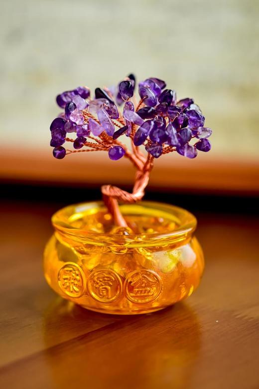 🔥市场最高版本！【聚宝盆水晶发财树】招财转运利器，富贵挡不住，财源滚滚来，水逆宝子必入❗让好运「树」之不尽！ 商品图11