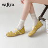 预售7天|Safiya/索菲娅2025芭蕾风休闲透气魔术贴浅口百搭玛丽珍单鞋SFD3111418 商品缩略图1