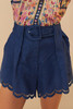 Farm Rio - Richelieu Running Shorts - Navy Blue - 女装 - 短裤 - 深蓝色 商品缩略图0