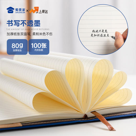 【因公致秃教师笔记本】PU材质记事本创意办公用日记本 商品图4