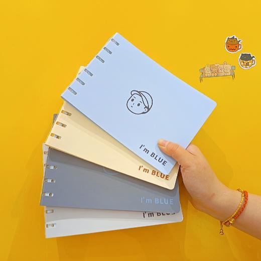 吉言geein活页线圈本/侧翻B6（图案随机） 商品图0