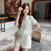 奢姿大码女装2025夏季时尚优雅蕾丝两件套胖妹妹气质减龄穿搭套装9952953331 商品缩略图2
