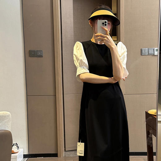 【预售7天】良木礼撞色拼接裙（2578） 商品图1