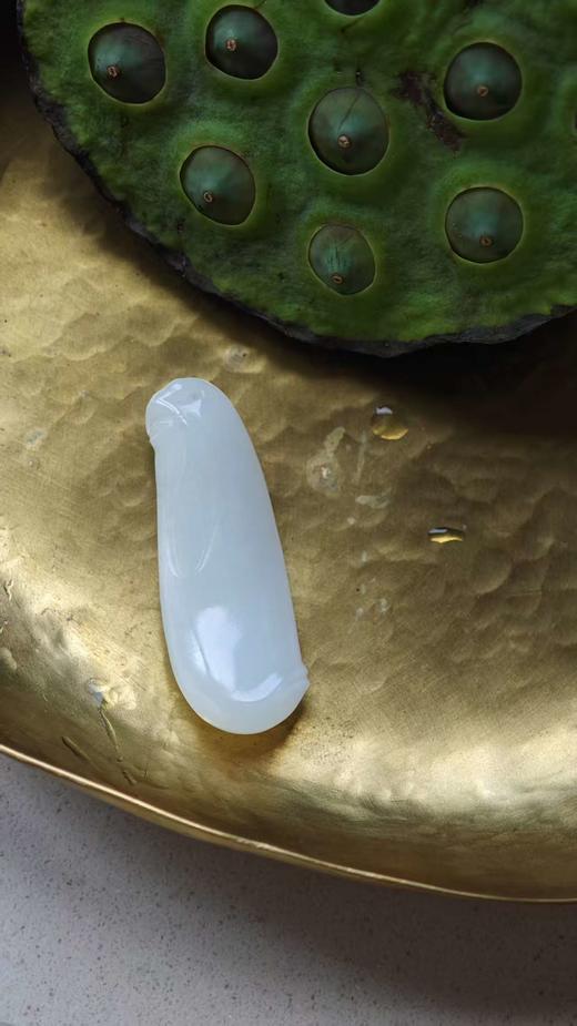 入夏·特刊【嘉石639】-- 白玉竹节吊坠、碧玉手串 商品图4