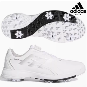 【断码】Adidas阿迪达斯高尔夫鞋男防水BOA扭锁活动钉鞋子
