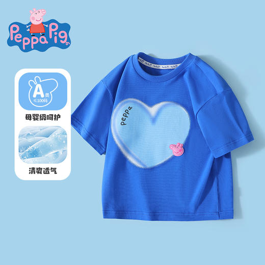 【100-130】【小猪佩奇】儿童夏款可爱短袖T恤 商品图2