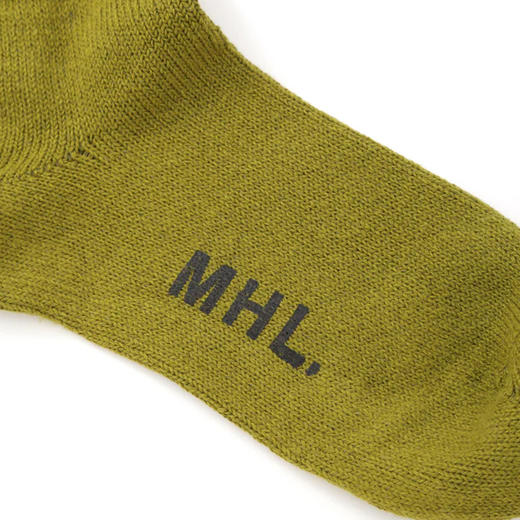MHL SOCK WA-SHI COTTON SOCK 女式和纸棉混纺袜子 中筒袜 商品图2
