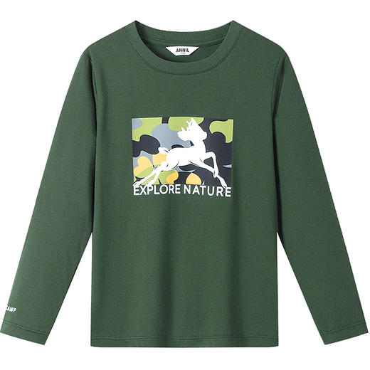 男童圆领长袖针织衫秋季新款安奈儿童装EB531585 商品图6