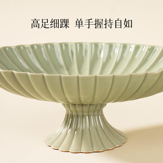 吴山有美 非遗越窑秘色瓷 水纹对杯/水纹对盘 非遗工艺美术大师监制 国风雅器 商品图14