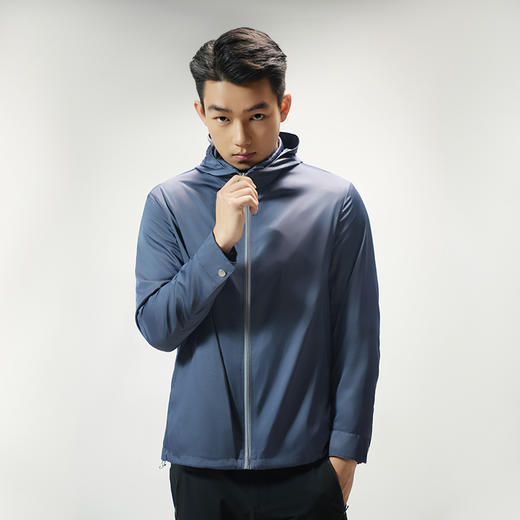 4158m 荷鲁斯之肤桑蚕丝连帽风衣 商品图2