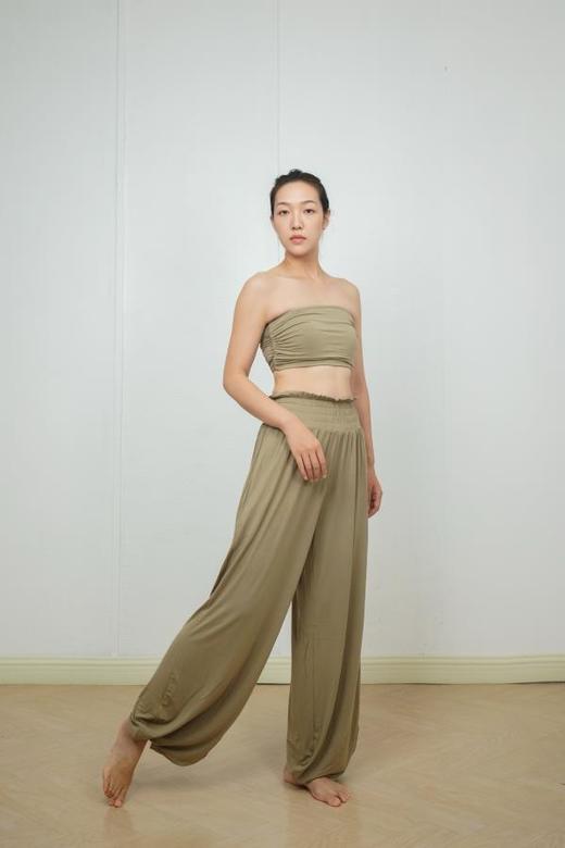 AddOne+1瑜伽运动休闲冥想灯笼裤阔腿裤竹纤维亲肤裸感裤 商品图2