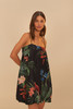 Farm Rio - Macaw Fiesta Mini Dress - Black - 女装 - 连身裙 - 黑色 商品缩略图6