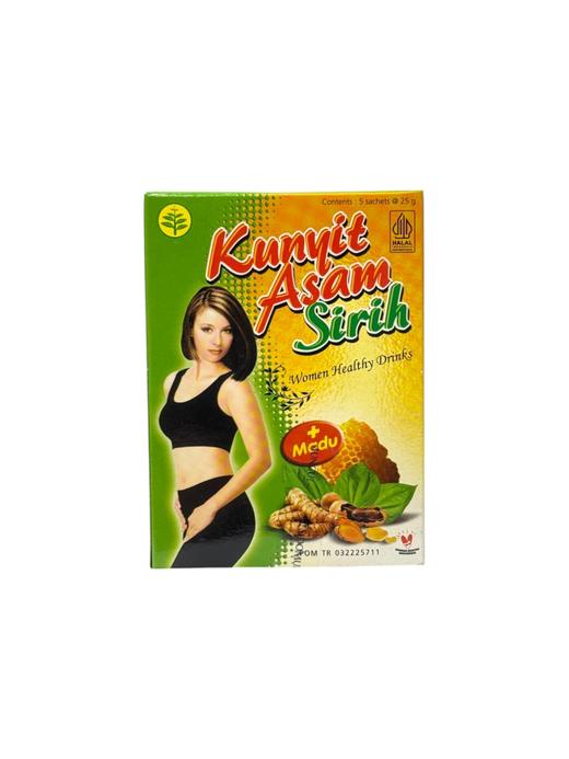 【香港直邮】Sido Muncul 蜂蜜罗望子黄姜茶 25g x 5包 Sido Muncul Kunyit Asam Sirih 商品图0