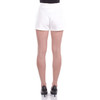 GCDS 女士字母徽标贴片棉质抽绳运动短裤 白色 B1EW3119UW0 10 商品缩略图2