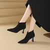 westory2024年秋冬新款优雅风细高跟百搭短靴切尔西女S24DS84791 商品缩略图2
