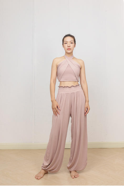 AddOne+1瑜伽运动休闲冥想灯笼裤阔腿裤竹纤维亲肤裸感裤 商品图3