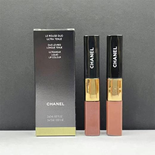 CHANEL香奈儿双头唇釉两支装套盒 唇釉2ml+唇蜜1.5ml（174+182）  商品图0