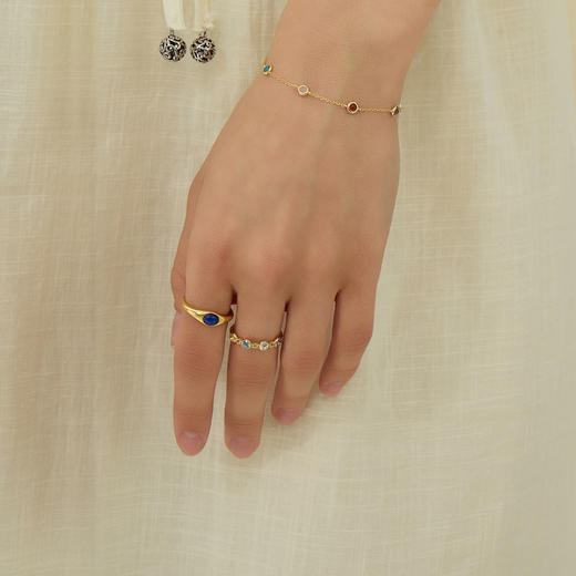 ARSIS银饰丨 秘密花园系列 缤纷派对戒指 商品图5