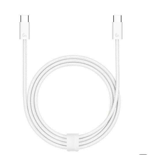 华为编织数据线（Max 120W）6A 1.8m USB Type-C 转 USB Type-C 适用于Pura 80 系列 商品图1