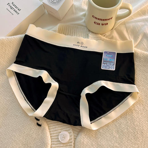 【独立包装7A冰丝无痕超薄内裤】女纯棉裆不夹臀润肤透气三角裤 商品图4
