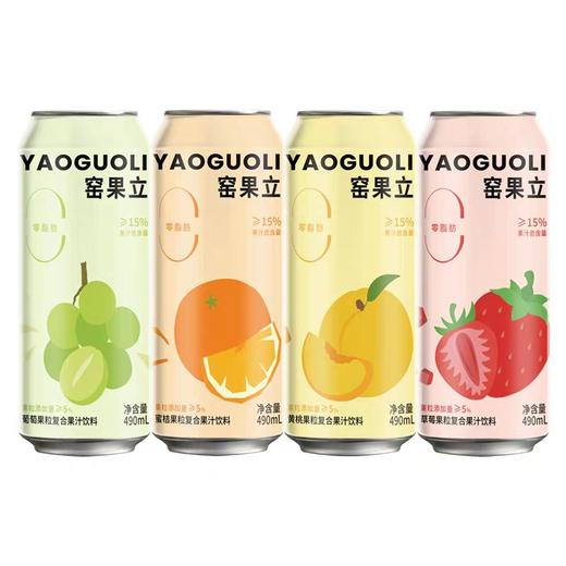 大窑窑果立复合果汁饮料 490ml/罐 商品图0