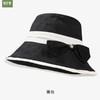 渔夫帽韩国拼色蝴蝶结透气防晒帽，减龄百搭户外大沿遮阳帽A14-1-3-M3427 商品缩略图4