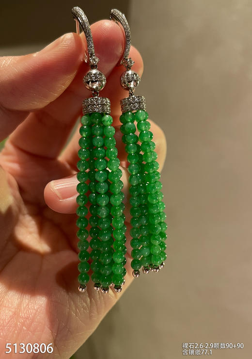5130806，珠子耳坠。具体价格微信咨询 商品图2