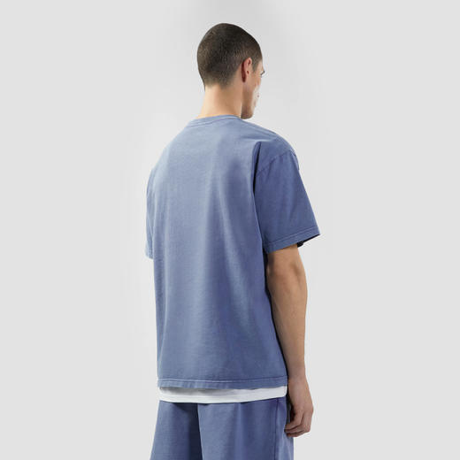 GCDS 男士字母徽标标签棉质圆领短袖T恤 深紫色 B1CM2320JH5 69 商品图2