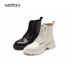 westory2021新品朋克风厚底马丁女靴W21DS80651 商品缩略图0