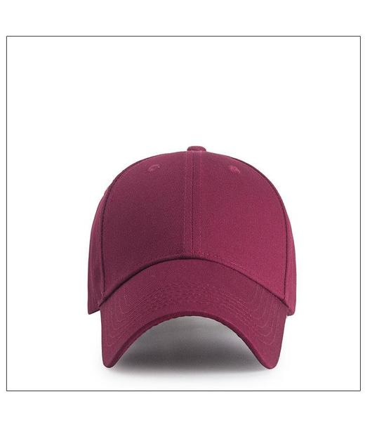 男女同款帽子纯棉双层复合六片棒球帽金属调扣遮阳防晒帽鸭舌帽ZY1002 商品图6