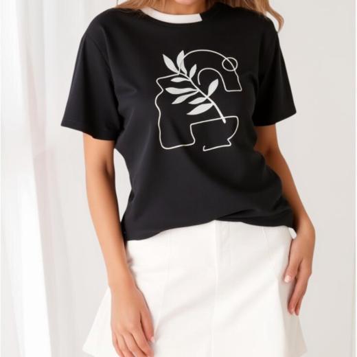 佐丹奴女装25年新款弹力保型T恤衫05395208 商品图6