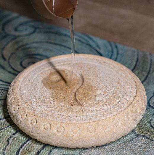 巴蜀汉陶·四神兽汉瓦当干泡壶承，沉淀岁月痕迹，古朴韵味有艺术感，还能咕嘟嘟吸水【新款荷韵茶盘  ,预售15天发】【G】 商品图4