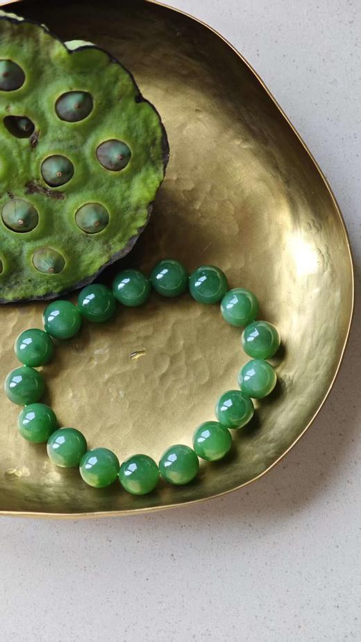 入夏·特刊【嘉石639】-- 白玉竹节吊坠、碧玉手串 商品图0