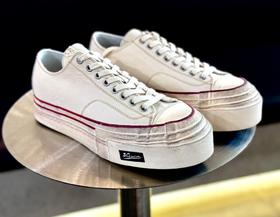 男款厚底帆布鞋